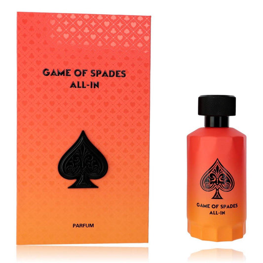 Jo Milano FRAGRANCE EXPERT EXCLUSIVE (2026 RELEASE) Paris Game of Spades ALL IN 3.4 fl oz Parfum Spray Unisex