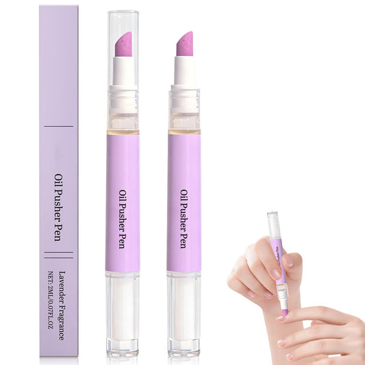2-in-1 Nagelhautöl-Stift mit Keramikspitze – Nagelhautentferner & Pflege für trockene, beschädigte Nägel (2 Stück)
