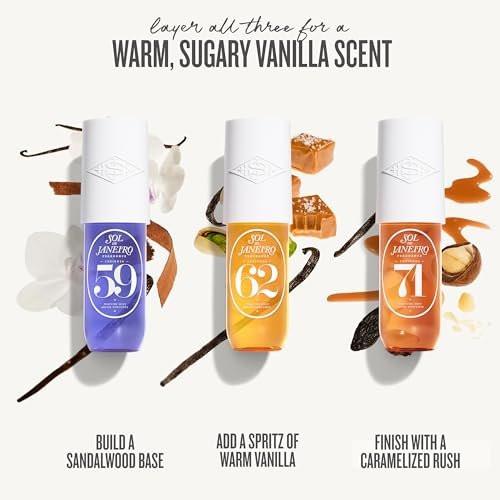 Sol de Janeiro Vanilla Lovers Duftmist Set – Cheirosa 62, 71 & 59 – 3 x 90 ml (3er-Pack)