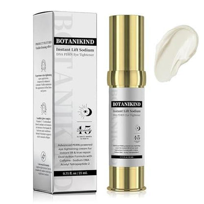 15S Instant Eye Tightener Cream – Firmx Eye & Face Cream mit PDRN, Panthenol, 0,7 Fl Oz – Sofortige Straffung für Augenringe, Tränensäcke & Falten
