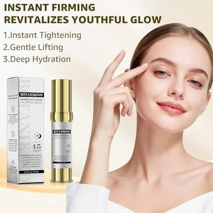 15S Instant Eye Tightener Cream – Firmx Eye & Face Cream mit PDRN, Panthenol, 0,7 Fl Oz – Sofortige Straffung für Augenringe, Tränensäcke & Falten