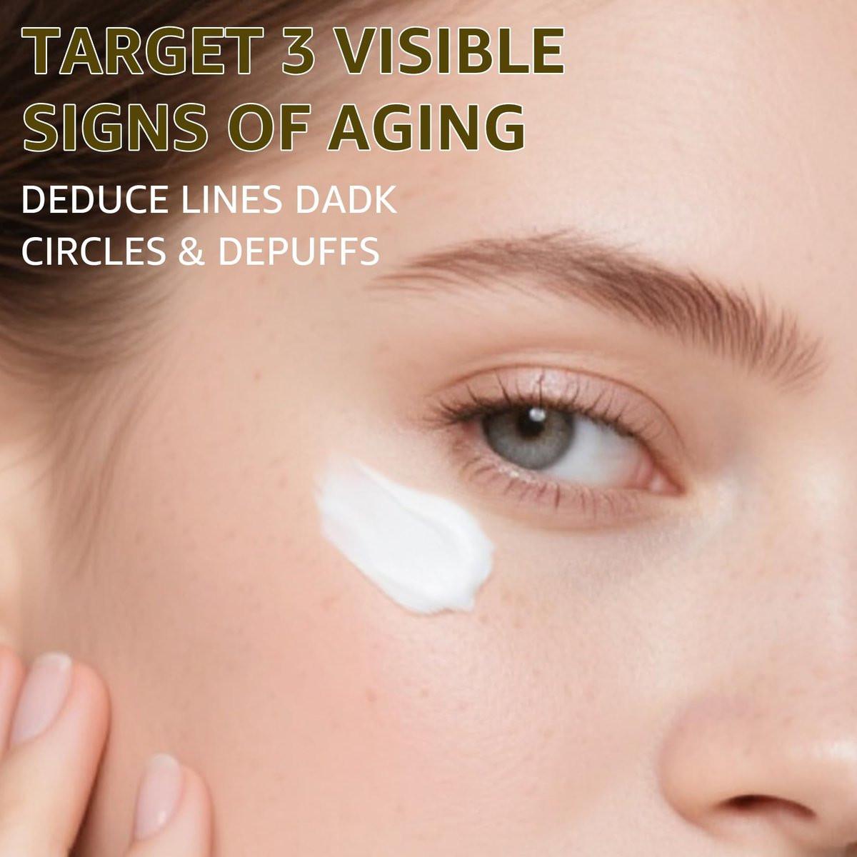 15S Instant Eye Tightener Cream – Firmx Eye & Face Cream mit PDRN, Panthenol, 0,7 Fl Oz – Sofortige Straffung für Augenringe, Tränensäcke & Falten
