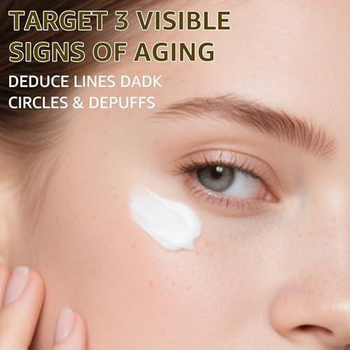 15S Instant Eye Tightener Cream – Firmx Eye & Face Cream mit PDRN, Panthenol, 0,7 Fl Oz – Sofortige Straffung für Augenringe, Tränensäcke & Falten