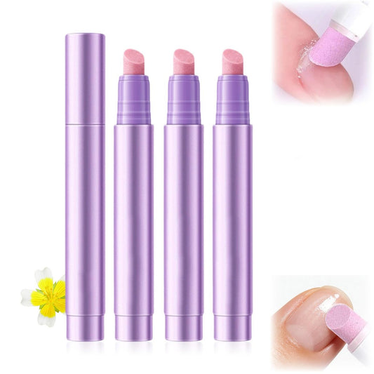 3er-Set Cuticle Oil Pusher Stift-Set, 2-in-1 Keramik-Cuticle-Pusher & Ölstift, Nagelpflegestifte für Maniküre & Pediküre, Nagelhaut, trockene & geschädigte Nägel