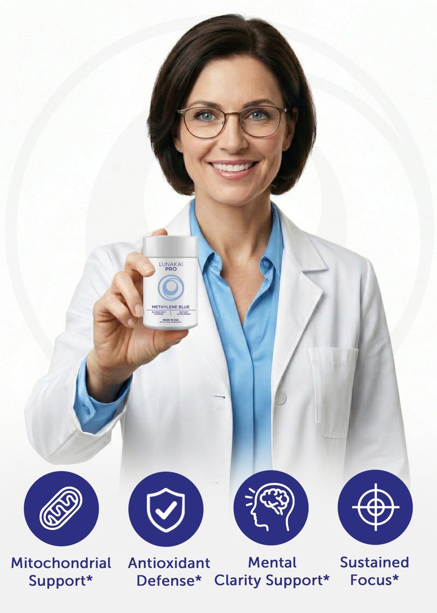 Lunakai USA Hergestellte Methylenblau Gummies 20 mg mit CoQ10 & Vitamin C – USP- und Pharmazeutische Qualität, tägliches Nootropikum für Gehirnfokus, kognitive Unterstützung & Energie, Non-GMO, 60 Stück