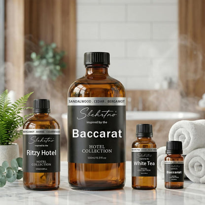 Hotel Collection Diffuser Oil – Inspiriert vom Baccarat Hotel Duft – Sandelholz, Bergamotte & Zedernholz – für Duft- und Wasserlose Diffuser (0,34 Fl Oz (1er Pack))