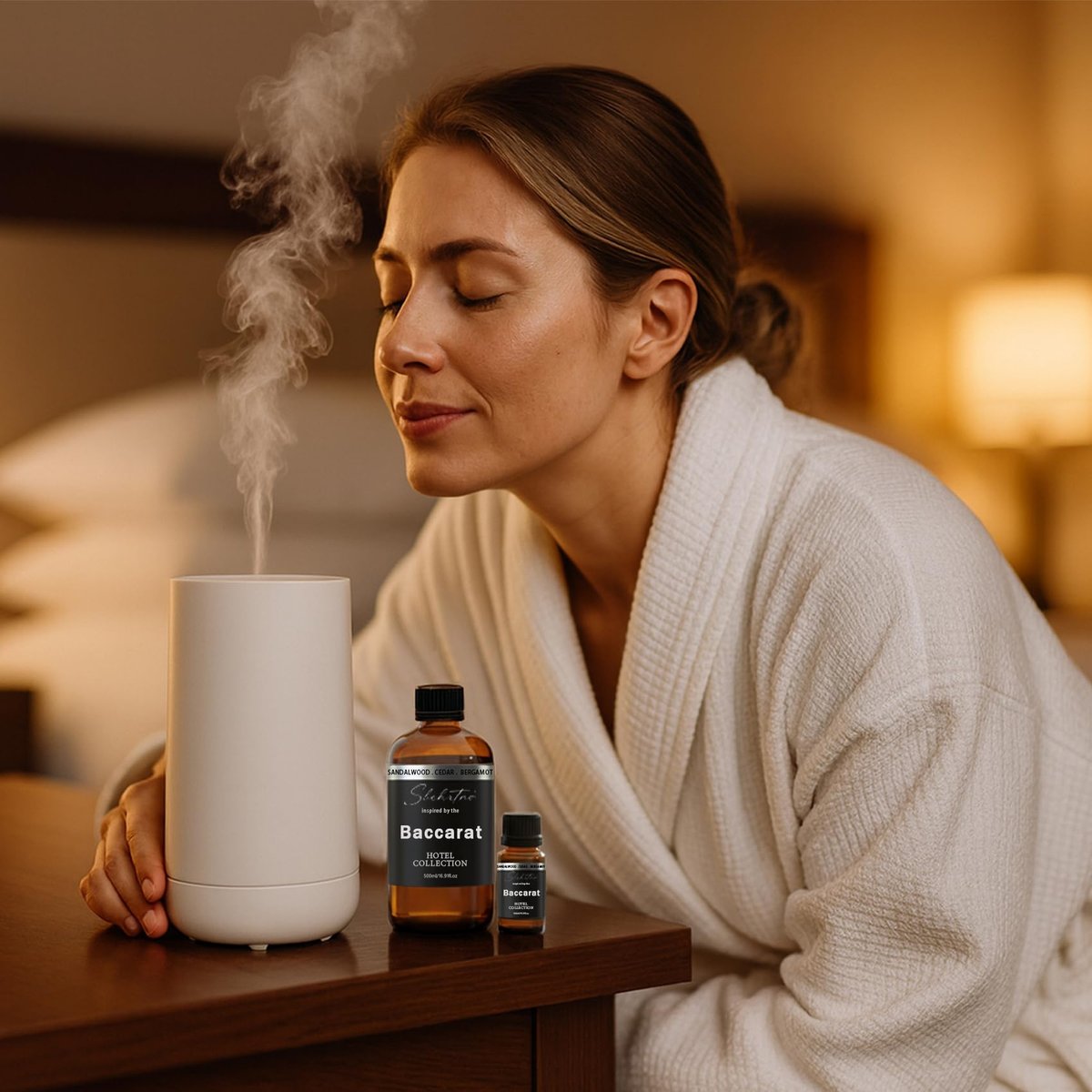 Hotel Collection Diffuser Oil – Inspiriert vom Baccarat Hotel Duft – Sandelholz, Bergamotte & Zedernholz – für Duft- und Wasserlose Diffuser (0,34 Fl Oz (1er Pack))