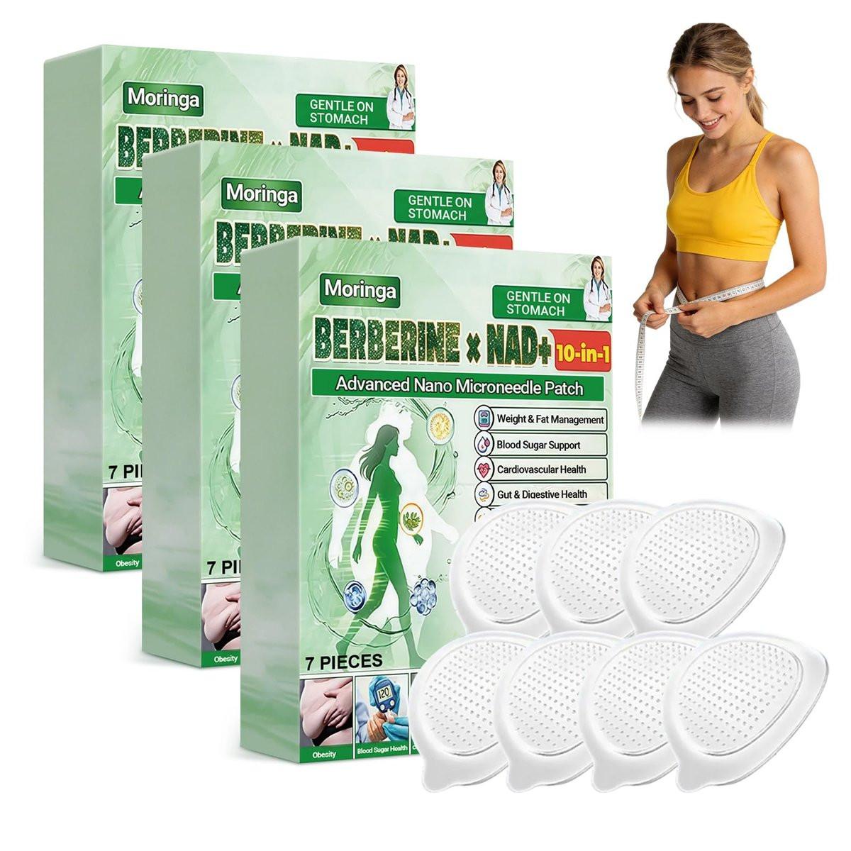 elesysy Moringa 10-in-1 Advanced Nano Microdarts Patch – 2026 Neue Moringa-Pflaster, Natürliche Hautpflege-Patches für Frauen und Männer – Geeignet für alle Hauttypen (3 Boxen)