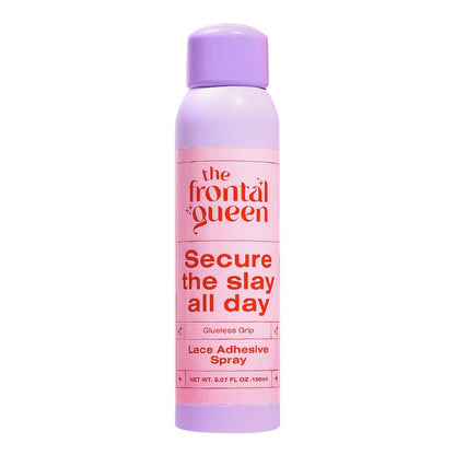 The Frontal Queen Lace Adhesive Spray – Unsichtbarer, extra starker Halt für glueless Installations – klarer Trockenfilm