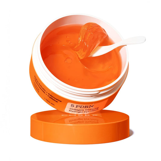 COSRX 5-PDRN Complex Collagen Gel Eye Patches – Anti-Aging & Aufhellende Augenpads mit Lachs-DNA & Vitamin C, 60 Stück