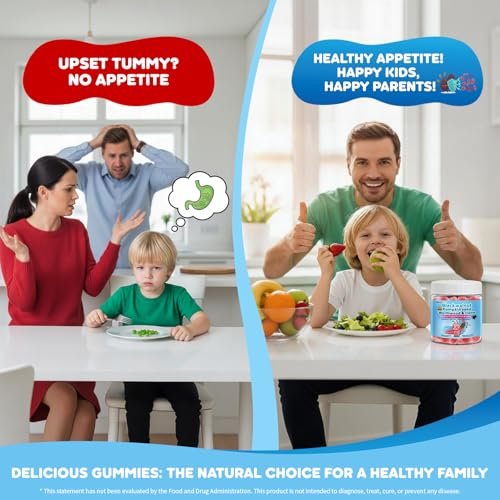 Wermut Schwarze Walnuss Nelke Para Clean für Menschen & Kinder, Kräuter-Darmgesundheits-Gummis mit Wermut, Kürbiskernen, Vitamin C, D3, Zink, Probiotika für natürliche Darmreinigung, Immununterstützung - 60 Gummis