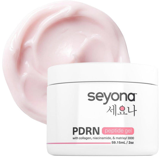 Seyona Advanced PDRN Peptide Gel – Salmon DNA Collagen Feuchtigkeitscreme mit Matrixyl 3000, Niacinamid & Peptidkomplex – Leichtes koreanisches Hautpflege-Gel für straffe, strahlende Haut – 60 ml
