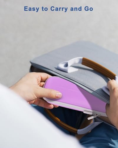Krypthos Diabetikerzubehör Reiseetui, täglich nutzbare Insulin-Pen-Hülle für Insulinfläschchen, Insulin-Pens und Nadelaufbewahrung (Violett)