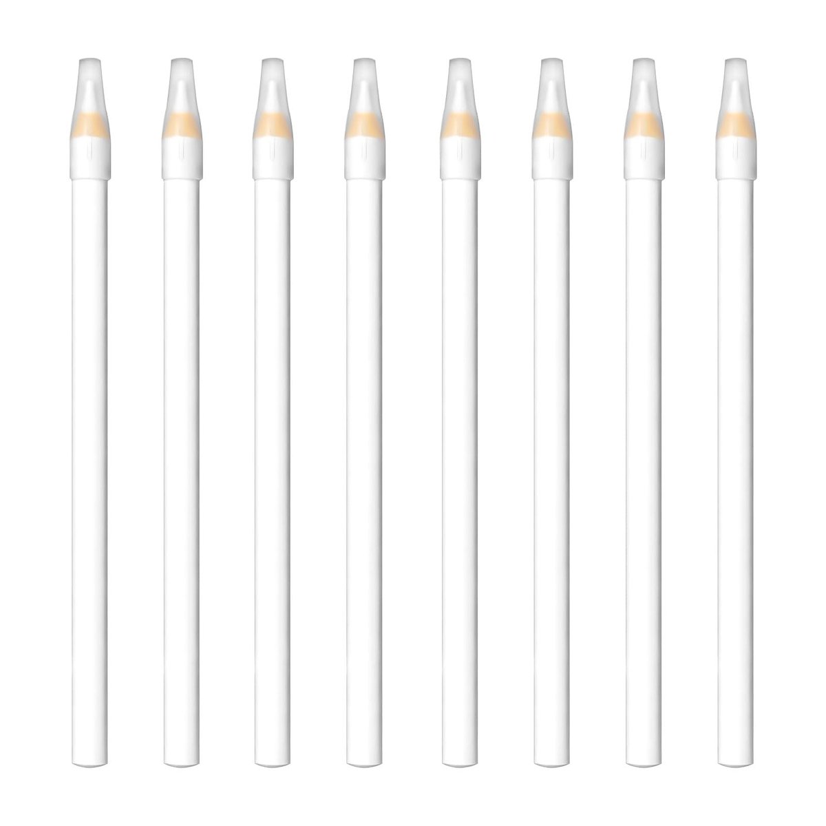8-teiliges Weißes Nagelweißstift-Set für DIY French Manicure – Nagelaufhellungsstifte (17 cm)