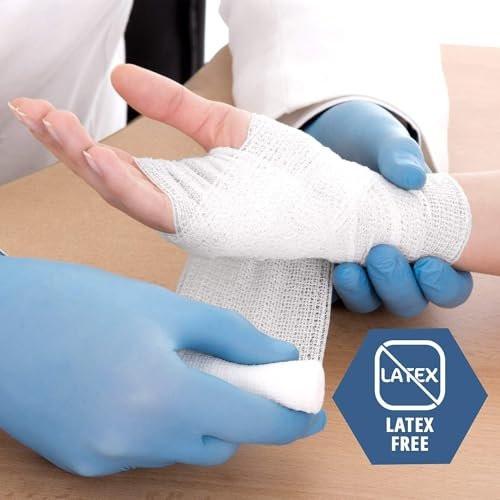 MED PRIDE Konform Mullbinde Steril Latexfrei Nicht haftend Erste Hilfe Wundversorgung Rolle (5 cm x 3,7 m)