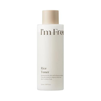 I'm From Rice Toner – Milchiger Reistoner für Glas- & Tau-Haut, Feuchtigkeitsspendend & Beruhigend, Alle Hauttypen, Koreanische Hautpflege 150 ml