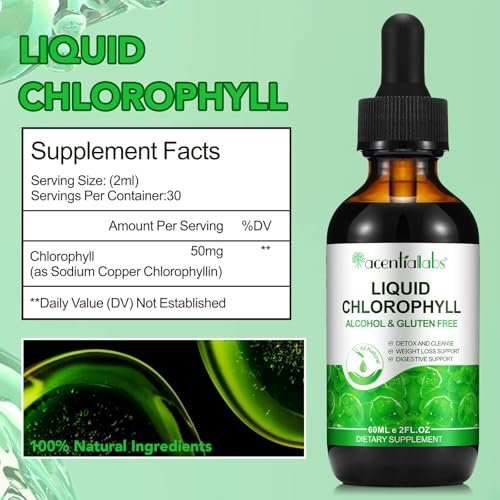 Moulis Flüssiges Chlorophyll – Tropfen zur natürlichen Körperfrische & Geruchskontrolle, 60 ml