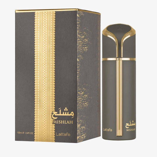 Lattafa Mishlah Eau de Parfum 100 ml / 3,4 oz Spray – Orientalischer Duft für Herren