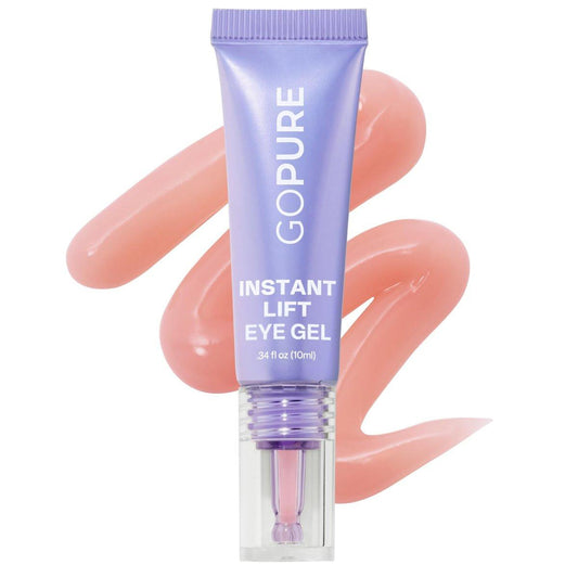 goPure NEUER Instant Lift Augengel – Gegen Schwellungen, Tränensäcke, Fältchen & dunkle Ringe – Anti-Aging Hautpflege für Männer & Frauen mit Kollagen-Targeting-Biotech