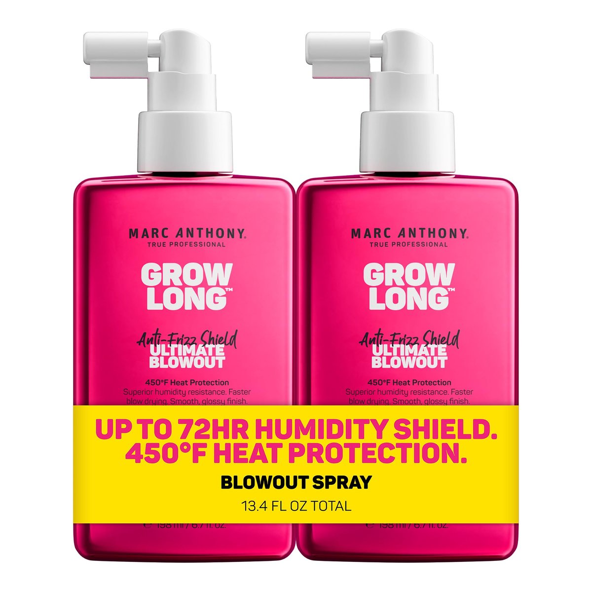 Marc Anthony Grow Long Ultimate Blowout Spray 2er-Pack – Hitzeschutz & Volumen für langes Haar
