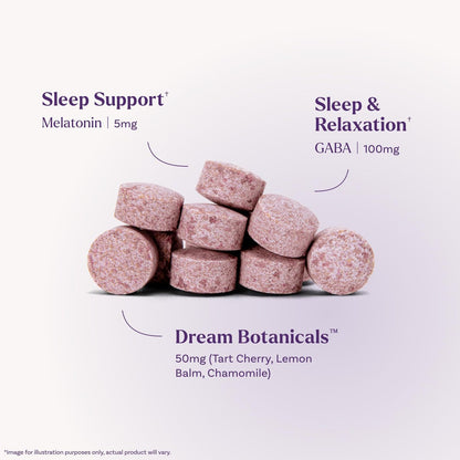 Natrol Ultra Sleep 3-in-1 – 100% Arzneimittelfreies Schlafmittel mit Melatonin, GABA & Kräutern, Nahrungsergänzungsmittel, Nicht gewohnheitsbildend, 30 schnell lösliche Tabletten