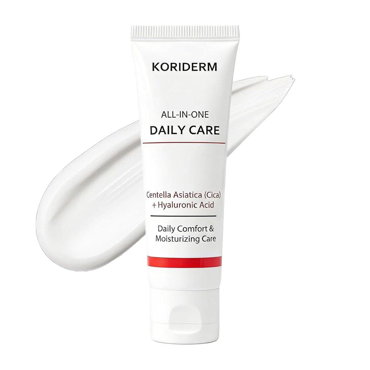 Koriderm Time Reverse Cream – Feuchtigkeitscreme für das Gesicht mit Centella Asiatica, All-in-One Hautpflege für hydratisierte & strahlende Haut, 50 ml