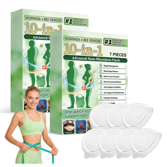 elesysy Moringa 10-in-1 Advanced Nano Microdarts Patch – Moringa Patches für Frauen und Männer, sanfte Formel für alle Hauttypen (2 Schachteln)