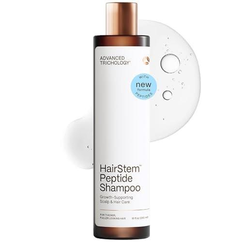 Hairstem™ Peptide Shampoo für Haarwachstum | Peptid-angereichert für voller aussehendes, stärkeres Haar | Kupfertripeptid-1, Biotinoyl- & Acetylpeptide + botanische Nährstoffe