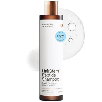 Hairstem™ Peptide Shampoo für Haarwachstum | Peptid-angereichert für voller aussehendes, stärkeres Haar | Kupfertripeptid-1, Biotinoyl- & Acetylpeptide + botanische Nährstoffe