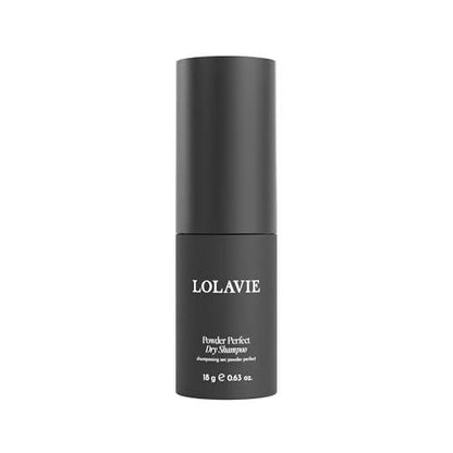 LolaVie Powder Perfect Trockenshampoo - 0,63 oz - Für frisches, sauberes, voluminöses Haar - Kein Rückstand - Aerosolfrei, sensible Formel - Farbsicher - Alle Haartypen - Talkumfrei