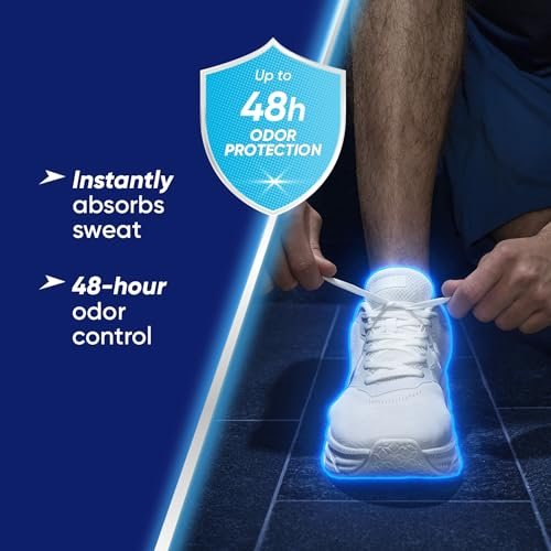Lamisil Schweißabsorbierende Fußcreme – Fußgeruch Eliminator, absorbiert Schweiß sofort, langanhaltender Schutz, natürliche Inhaltsstoffe, 81 g