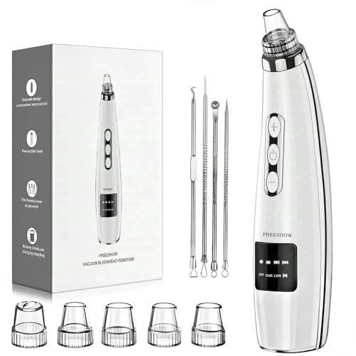 Blackhead Pore Vacuum, wiederaufladbarer Porenreiniger, Mitesser-Entferner-Werkzeug-Set für das Gesicht, 2026 Elektrischer Comedone-Extraktor
