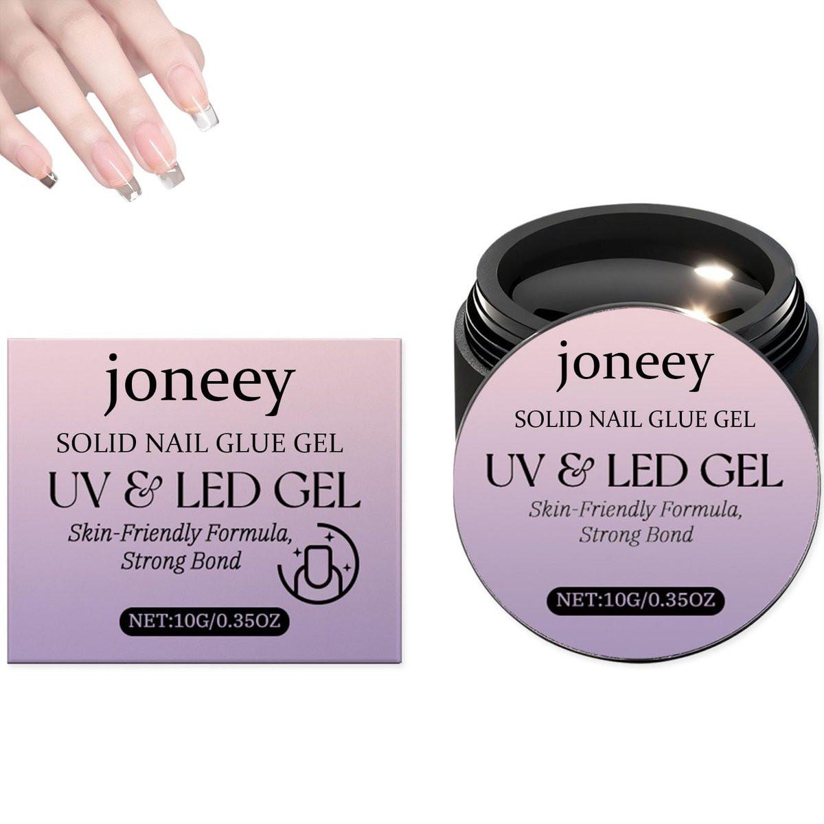 Press on Nails – Fester Nagelkleber Gel, 10 g, UV-Lichthärtung, Lang anhaltende Haftung
