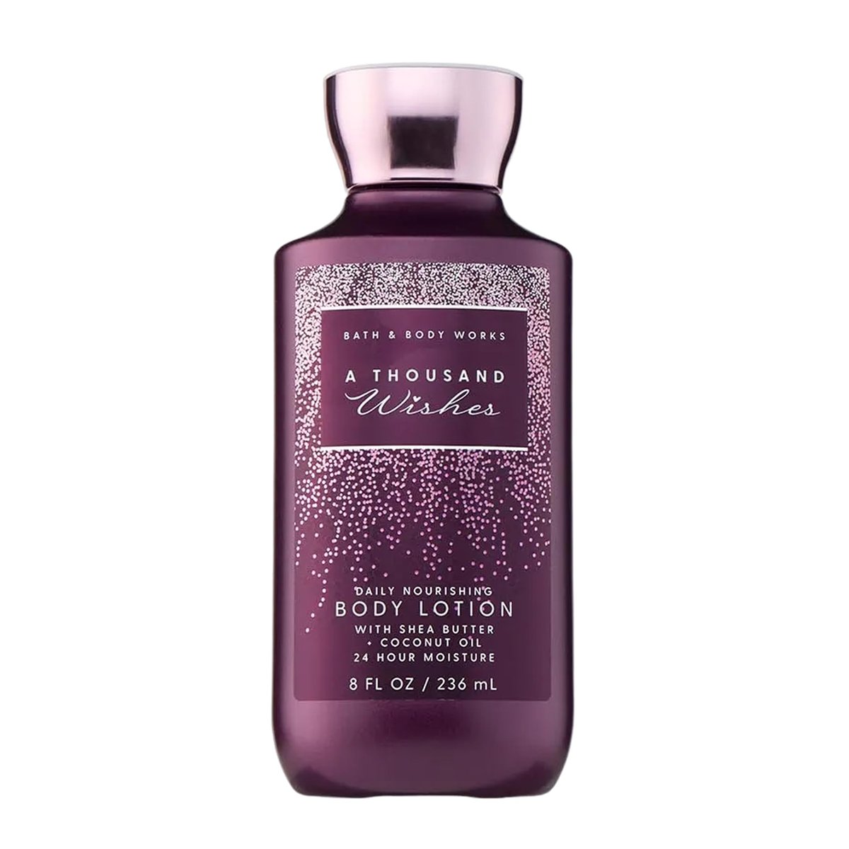 Bath & Body Works A Thousand Wishes Body Lotion, leichter täglicher Feuchtigkeitsspender mit Sheabutter und Kokosöl, Duft nach prickelndem Prosecco und Pfingstrose, 236 ml