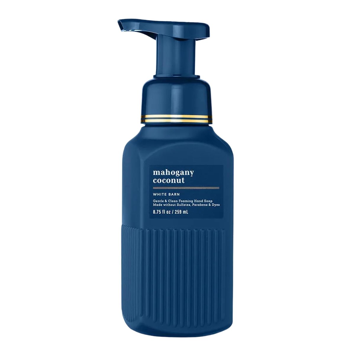 Bath & Body Works Sanft & Reinigender Schaumhandseife, Mahagoni Kokosnuss Duft, nicht austrocknend, ohne Sulfate und Parabene, Schaumhandseife für Küche und Bad, 8,75 fl oz - 1 Packung