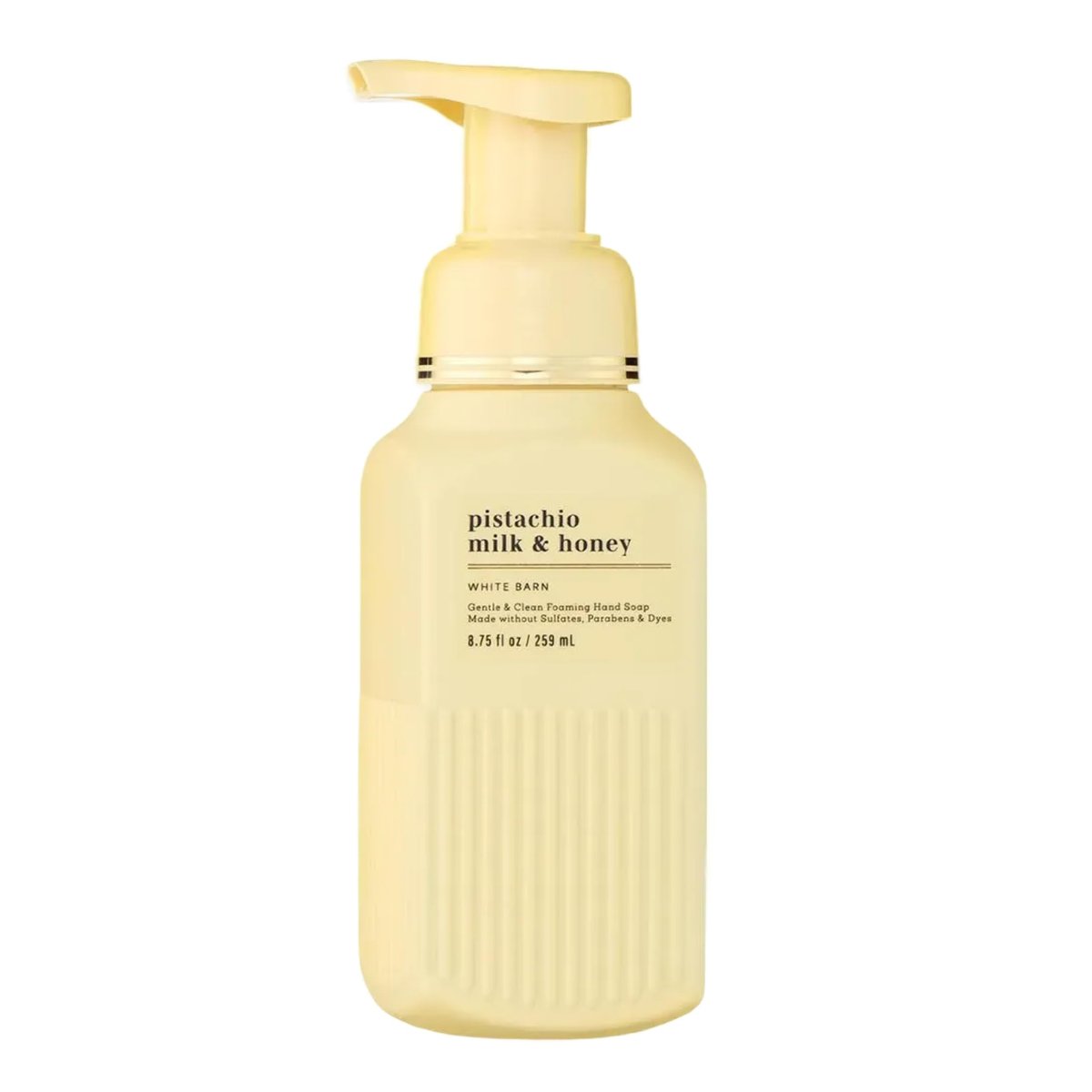 Bath & Body Works Sanfter & Reinigender Schaumhandseife, Pistazienmilch & Honig Duft, nicht austrocknend, ohne Sulfate & Parabene, Schaumhandwäsche für Küche & Bad, 259 ml - 1 Packung
