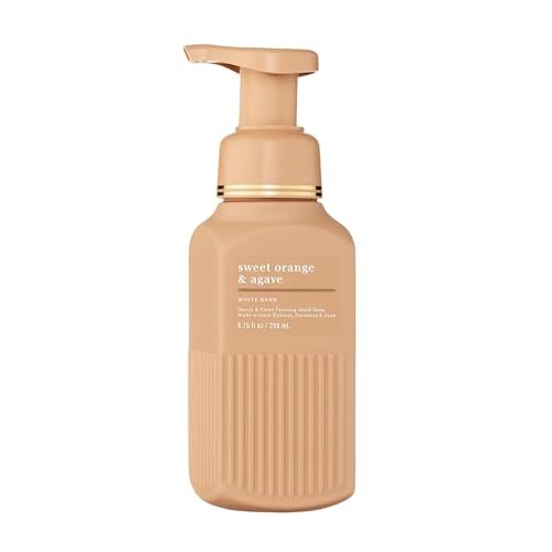 Bath & Body Works Sanfte & Reinigende Schaumseife, Süße Orange & Agave Zitrusduft, nicht austrocknend, ohne Sulfate & Parabene, Schaumhandseife für Küche & Bad, 8,75 fl oz – 1 Packung