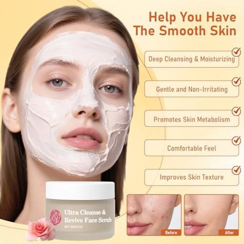 KOAVDMT Organics Mature Skin System – 4-in-1 Set mit Gesichtsbalsam für reife Haut, feuchtigkeitsspendend & nährend, organische Formel für strahlende & feste Haut (4 Stück)