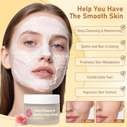 KOAVDMT Organics Mature Skin System – 4-in-1 Set mit Gesichtsbalsam für reife Haut, feuchtigkeitsspendend & nährend, organische Formel für strahlende & feste Haut (4 Stück)