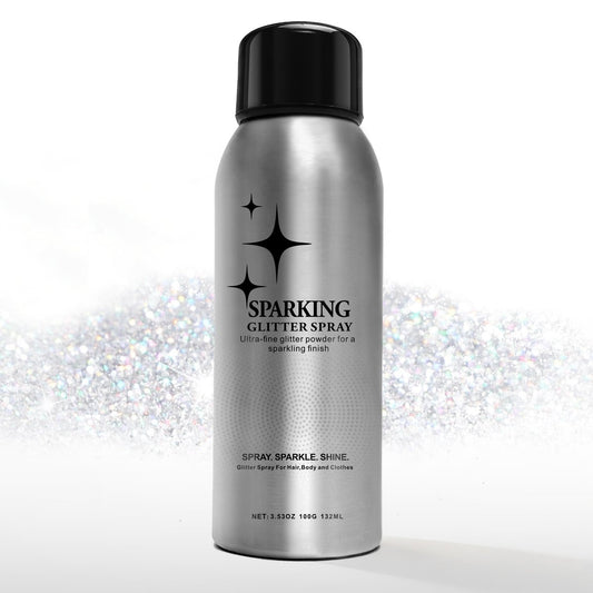 Mifeloy Haar- und Körperglitzer-Spray – langanhaltender Glitzer für Haare, Körper und Gesicht, schnell trocknend, für Festivals, Konzerte, Abschlussball – Glitzer-Haarspray für Damen und Herren, 100 ml