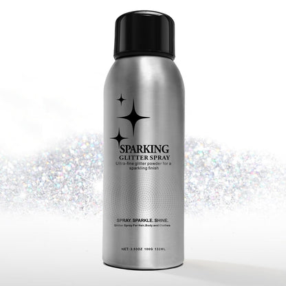 Mifeloy Haar- und Körperglitzer-Spray – langanhaltender Glitzer für Haare, Körper und Gesicht, schnell trocknend, für Festivals, Konzerte, Abschlussball – Glitzer-Haarspray für Damen und Herren, 100 ml