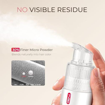TYMO Trockenshampoo-Pulver für Frauen – Reisegröße, Volumenpulver für dunkles, fettiges Haar, absorbiert Öl & erfrischt die Kopfhaut, verleiht Volumen & Textur für alle Haarfarben, 40 g