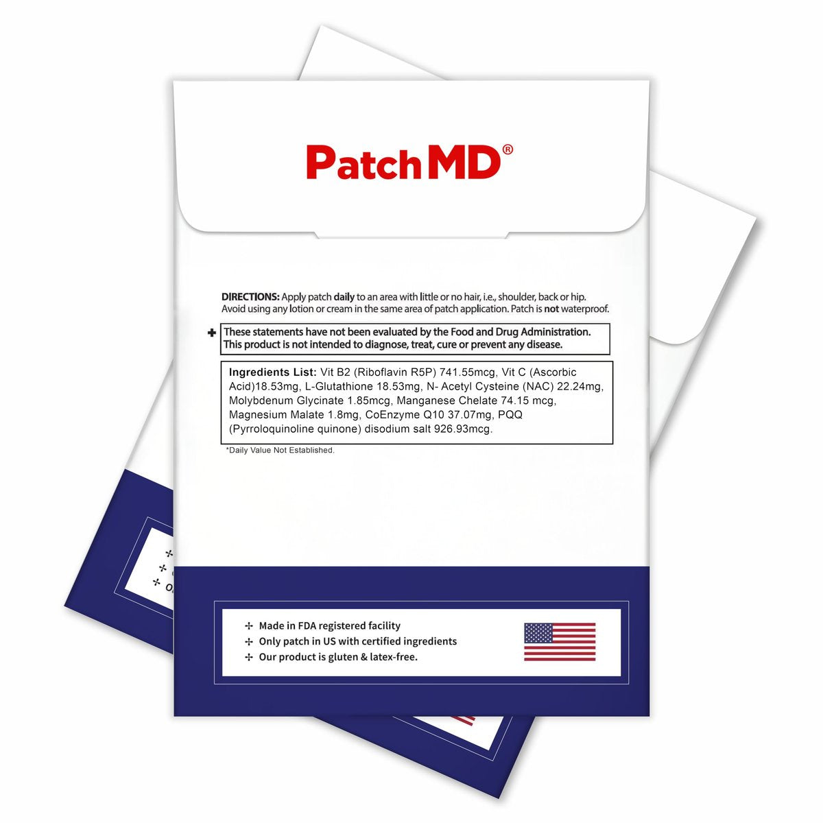 PatchMD Glutathione Plus Topical Patch – 30-Tage-Vorrat