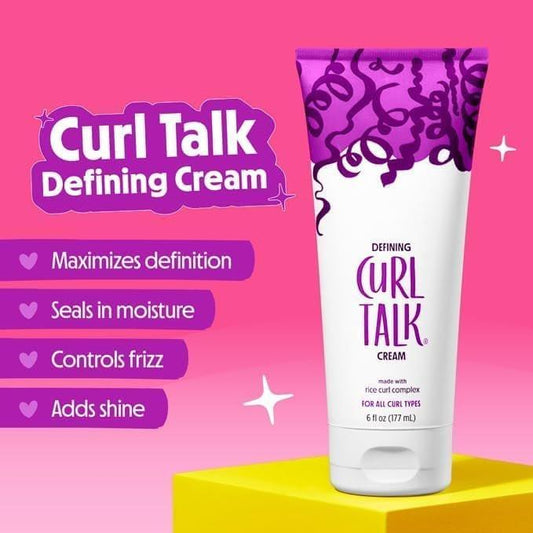 Curll Tallk Ṅöẗ Ÿöüṛ Ṁöẗḧëṛ Frizz Control Defining Curl Cream, 177 ml