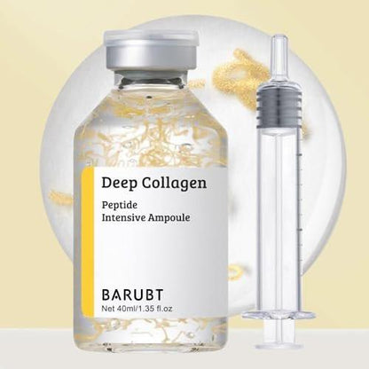 BARUBT Tiefenwirkende Kollagen-Peptid-Intensivampulle, Koreanisches Anti-Aging-Gesichtsserum für straffere, glattere, hydratisierte Haut, 40 ml, 2er-Pack