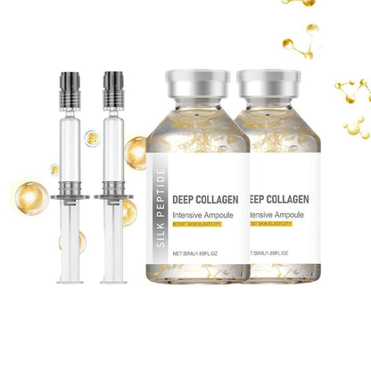 Collagen Silk Peptide Ampulle | Koreanisches Gesichtsserum mit Kollagen & Peptiden (2er-Pack)