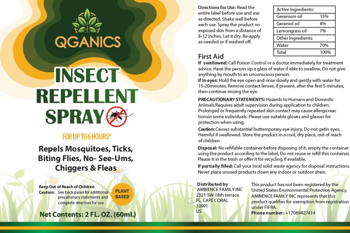 Mückenschutzspray für den Körper 2er-Pack, pflanzliches Insektenspray Reisegröße, DEET-frei, Insektenschutzspray für die Haut 2 x 60 ml