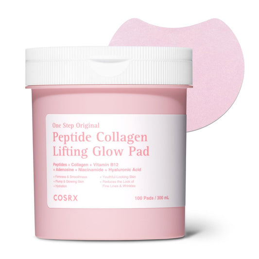 COSRX OneStep Original Peptide Collagen Lifting Glow Pad – 100 Pads für strahlende Haut & Anti-Aging Pflege