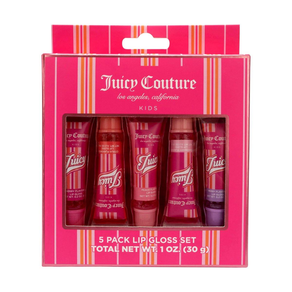 Juicy Couture Lip Gloss Set – 5 Farben, süße Verpackung für Mädchen & Tweens