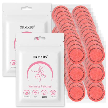 OKMXBS Patches mit natürlichen Inhaltsstoffen – 8-Stunden-Langzeitformel für Körperpflege, geeignet für Männer und Frauen, anwendbar an verschiedenen Körperstellen (60 Stück)